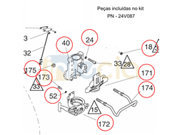 Caixa Da Biela Pro Connect Gmax II 3900 Pro Contractor - 24V087 Graco Original