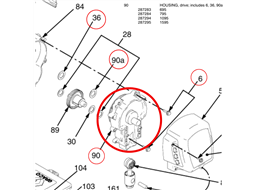 Caixa De Transmisso HSG 695/795/1095/1595 Graco Original